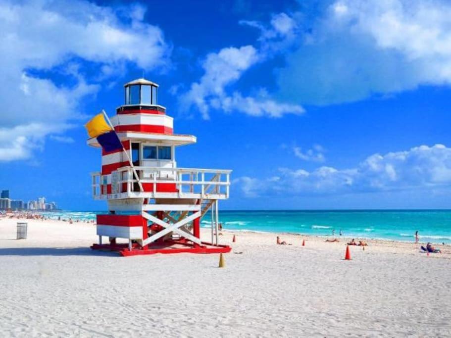 Apartment Right On The Beach! Miami Beach Buitenkant foto